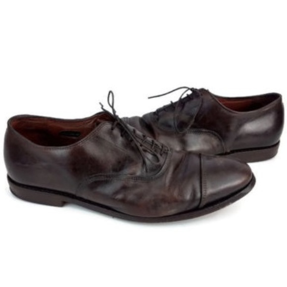 Allen Edmonds Men\'s Brown Oxford Shoes Size 12 D